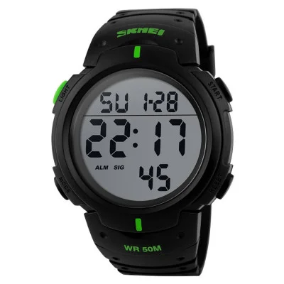 Чоловічий годинник Skmei 1068GN Black-Green