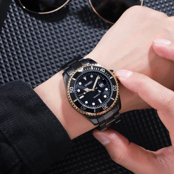 Жіночий годинник Skmei 1779GDBK Black-Gold фото 4