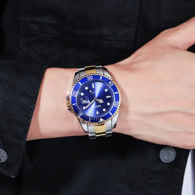 Чоловічий годинник Skmei 1779TGDBU Silver-Gold-Blue