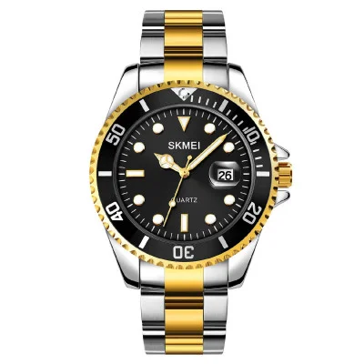 Мужские часы Skmei 1779TGDBK Silver-Gold-Black