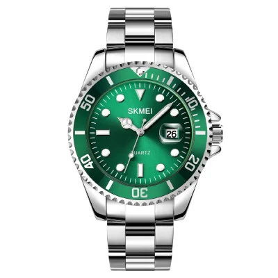 Чоловічий годинник Skmei 1779SIGN Silver-Green