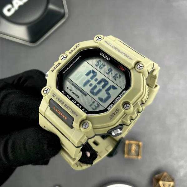 Чоловічий годинник Casio AE-1600H-5A фото 3
