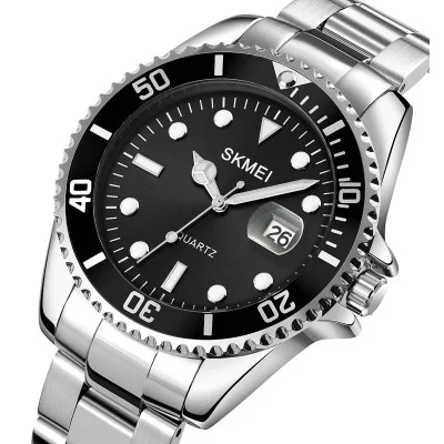 Чоловічий годинник Skmei 1779SIBK Silver-Black