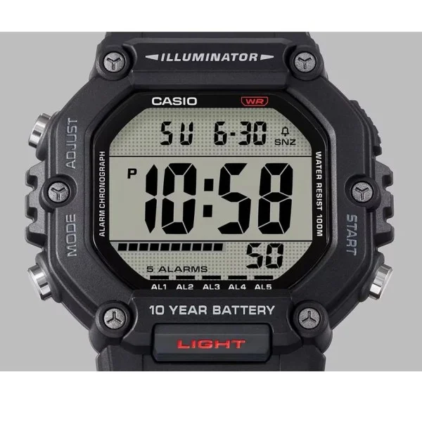 Чоловічий годинник  Casio AE-1600H-1A фото 8