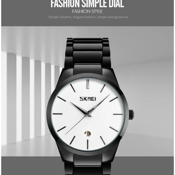 Мужские часы Skmei 9140BKWT Black-White фото 4