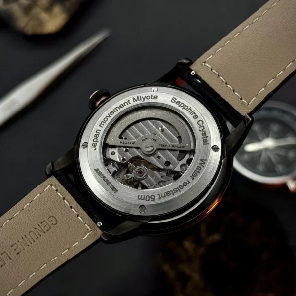 Мужские часы Awarder 044 Automatic Ukraine All Black фото 10