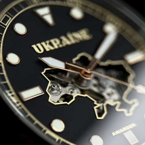 Мужские часы Awarder 044 Automatic Ukraine All Black фото 5