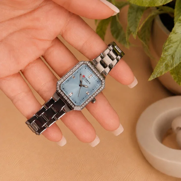 Женские часы Curren 9102 Silver-Blue фото 8