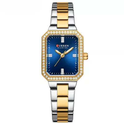 Curren 9102 Silver-Gold-Blue