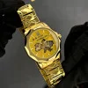 Чоловічий годинник Awarder 024 Не забуду дім Gold-Gold фото 9