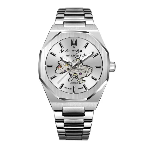 Мужские часы Awarder 026-3D Де би не був Silver-White фото 1