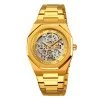 Чоловічий годинник Skmei M034SGD Gold Steel фото 2