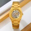 Чоловічий годинник Skmei M034SGD Gold Steel фото 4