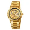 Чоловічий годинник Skmei M035SGD Gold Steel фото 2