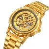 Чоловічий годинник Skmei M035SGD Gold Steel фото 3