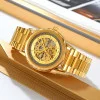 Чоловічий годинник Skmei M035SGD Gold Steel фото 5