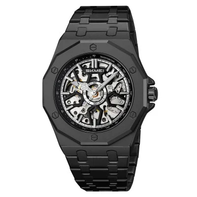 Мужские часы Skmei M036SBK Black Steel