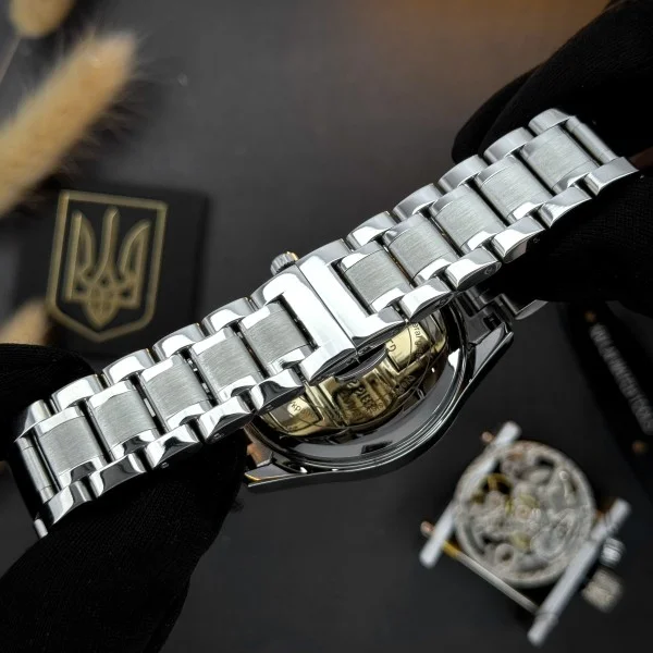 Наручные часы Awarder 023 Silver-Black Тризуб Срібло фото 6