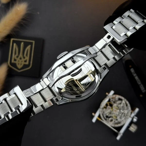 Наручные часы Awarder 023 Silver-Black Тризуб Срібло фото 9