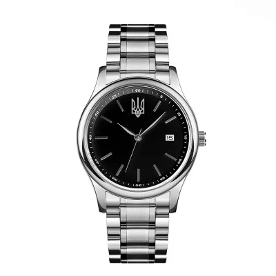 Наручные часы Awarder 023 Silver-Black Тризуб Срібло
