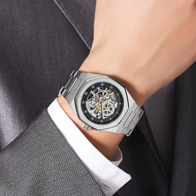Чоловічий годинник Skmei M034SGD Gold Steel