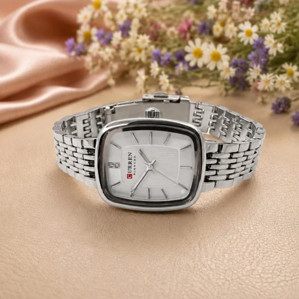 Жіночий годинник Curren 9093 Silver-White фото 6