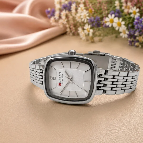 Жіночий годинник Curren 9093 Silver-White фото 7