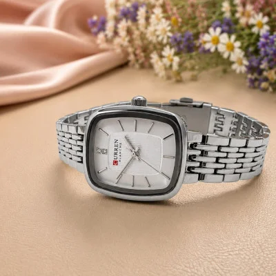 Жіночий годинник Curren 9093 Silver-White