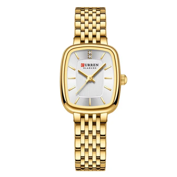 Женские часы Curren 9093 Gold-White фото 1