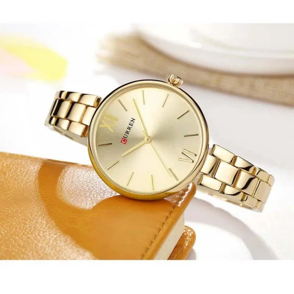 Женские часы Curren 9017 Gold-Gold фото 4
