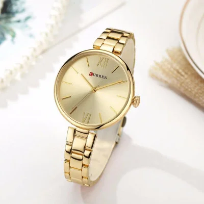 Жіночий годинник Curren 9017 Gold-Gold