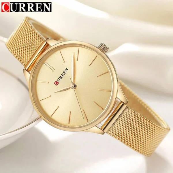 Женские часы Curren 9024 Gold-Gold фото 4