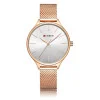 Жіночий годинник Curren 9024 Rose Gold-White фото 2