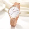 Жіночий годинник Curren 9024 Rose Gold-White фото 4