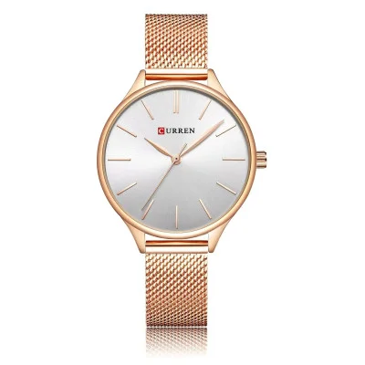 Жіночий годинник Curren 9024 Rose Gold-White