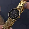 Женские часы Сurren 9109 Gold-Black фото 3