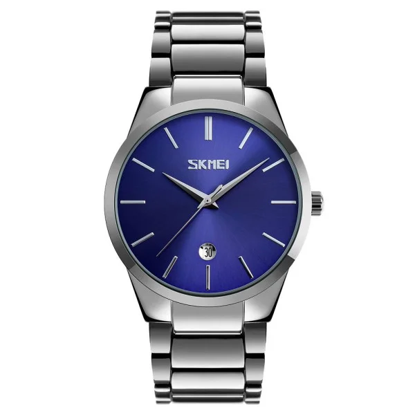 Чоловічий годинник Skmei 9140SIBU Silver-Blue фото 1
