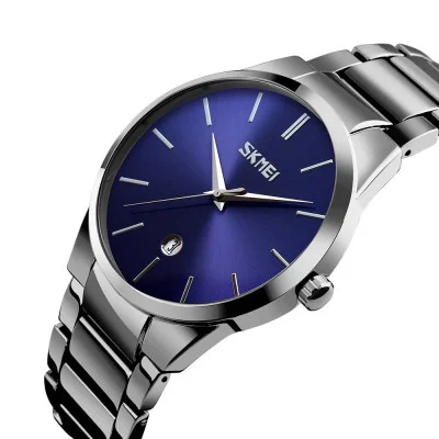 Чоловічий годинник Skmei 9140SIBU Silver-Blue