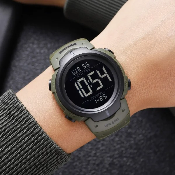 Чоловічий годинник Skmei 2304AG Army Green фото 4