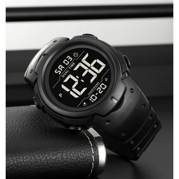 Чоловічий годинник Skmei 2304BKBK All Black фото 3