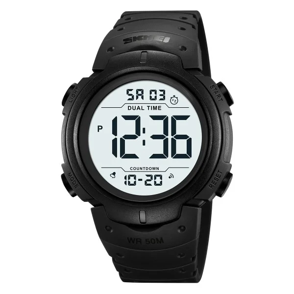 Чоловічий годинник Skmei 2304BKWT Black-White фото 1