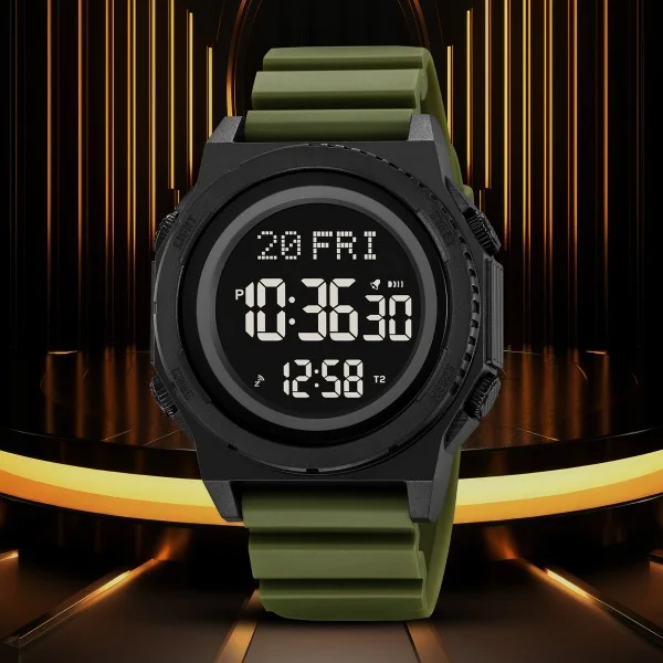 Чоловічий годинник Skmei 2357AG Army Green фото 3