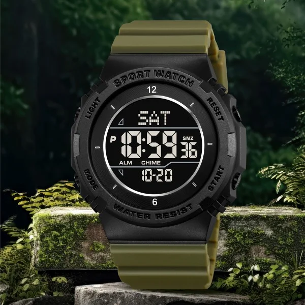Чоловічий годинник Skmei 2400AG Army Green фото 3