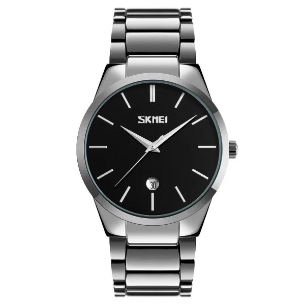 Мужские часы Skmei 9140SIBK Silver-Black фото 1