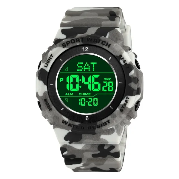 Мужские часы Skmei 2400CMGY Camo Grey фото 3