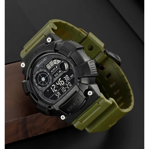 Чоловічий годинник Skmei 2403AG Army Green фото 3