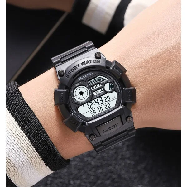 Чоловічий годинник Skmei 2403BKWT Black-White фото 4