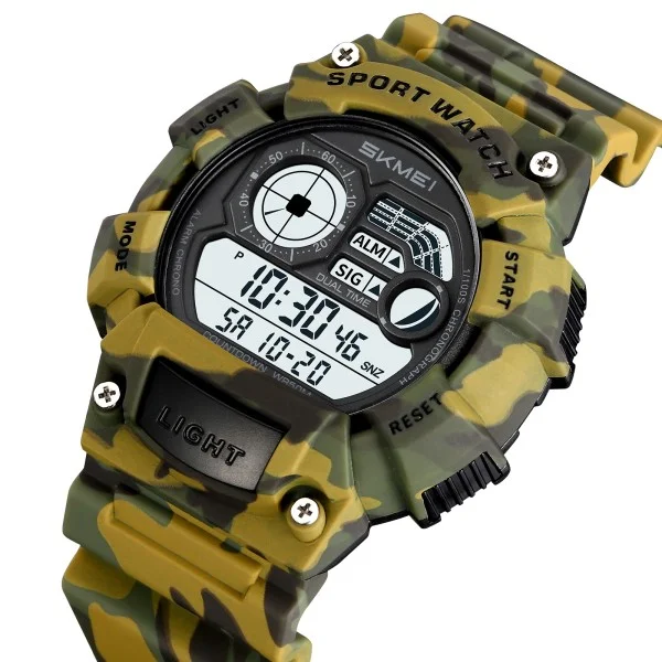 Чоловічий годинник Skmei 2403CMGN Camo Green фото 3