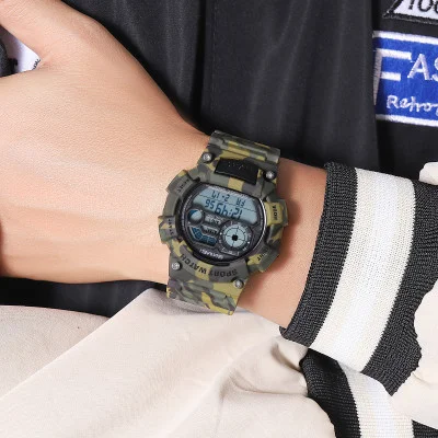 Чоловічий годинник Skmei 2403CMGN Camo Green