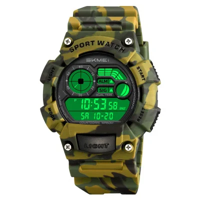 Мужские часы Skmei 2403CMGN Camo Green